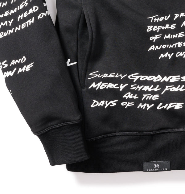 Psalm 23 Hoodie Black 316collection