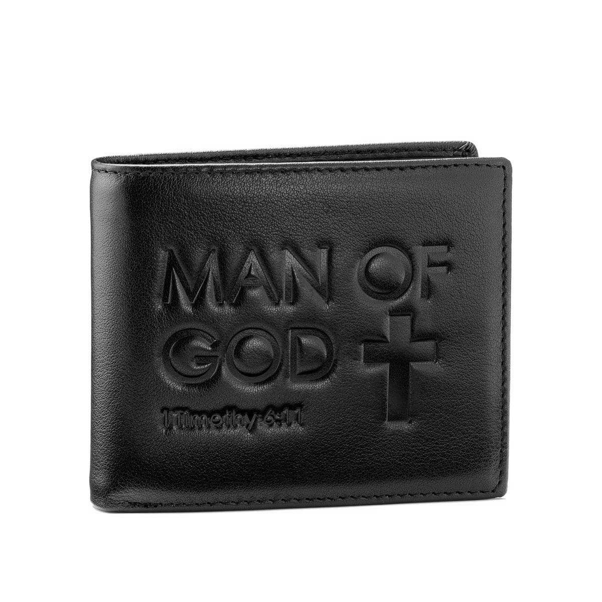 Man of God Top Grain Leather Wallet