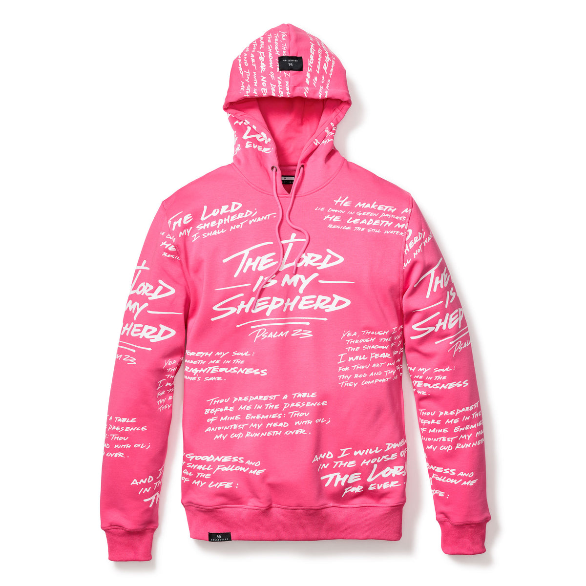 316collection Hoodie Psalm 23 Hoodie - Hot Pink