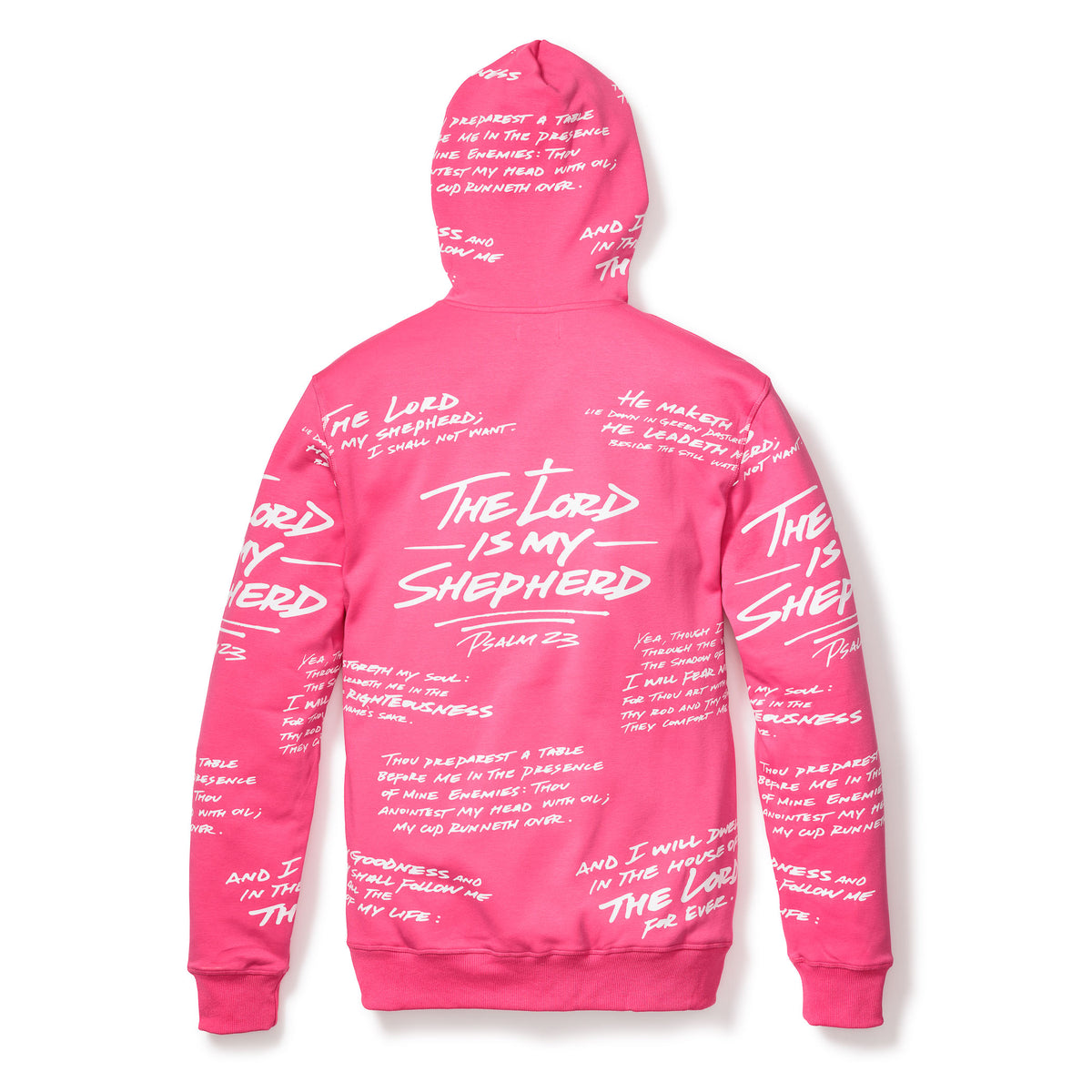 316collection Hoodie Psalm 23 Hoodie - Hot Pink