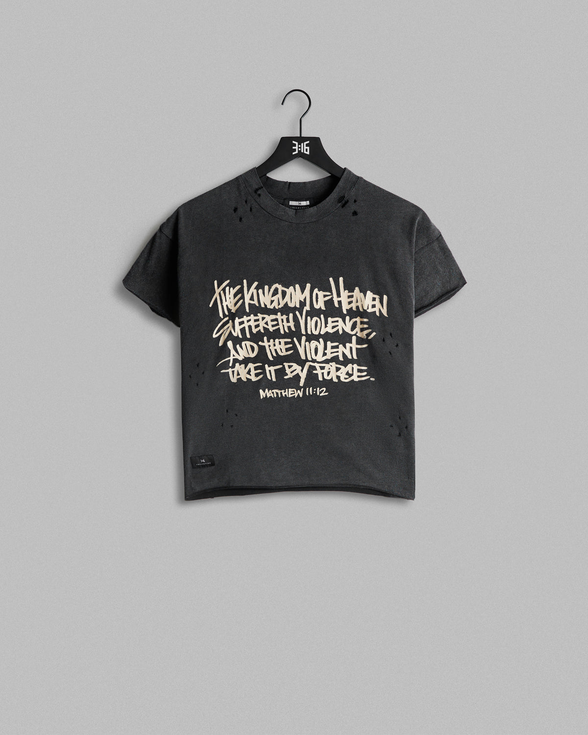 316collection Kingdom Cap Sleeve Tee - Black