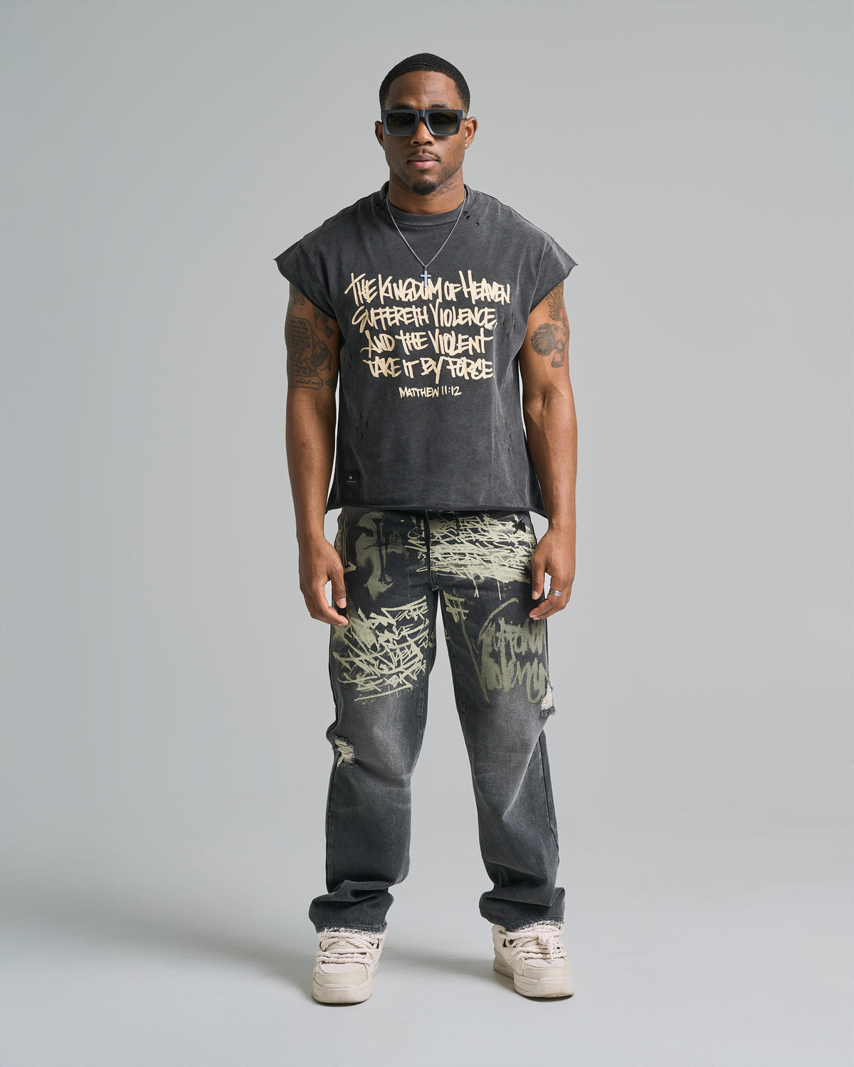 316collection Kingdom Cap Sleeve Tee - Black