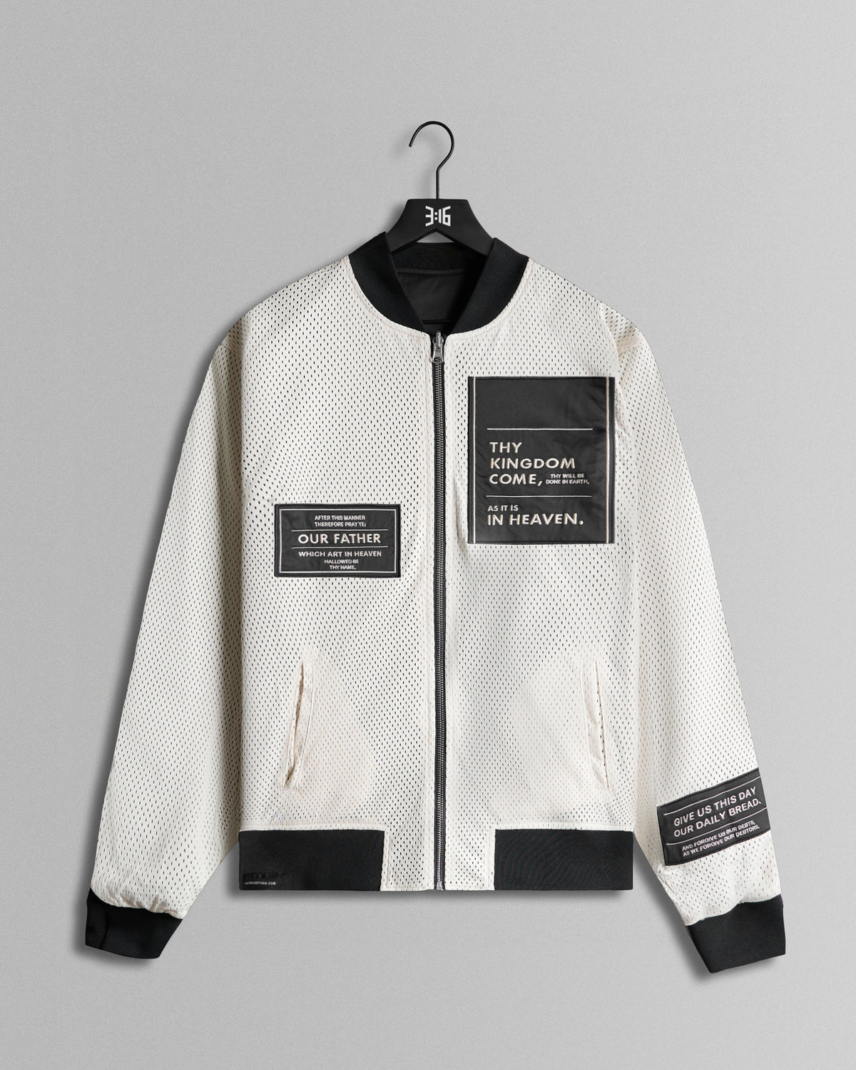 316collection Lord's Prayer - Reversible Bomber Jacket