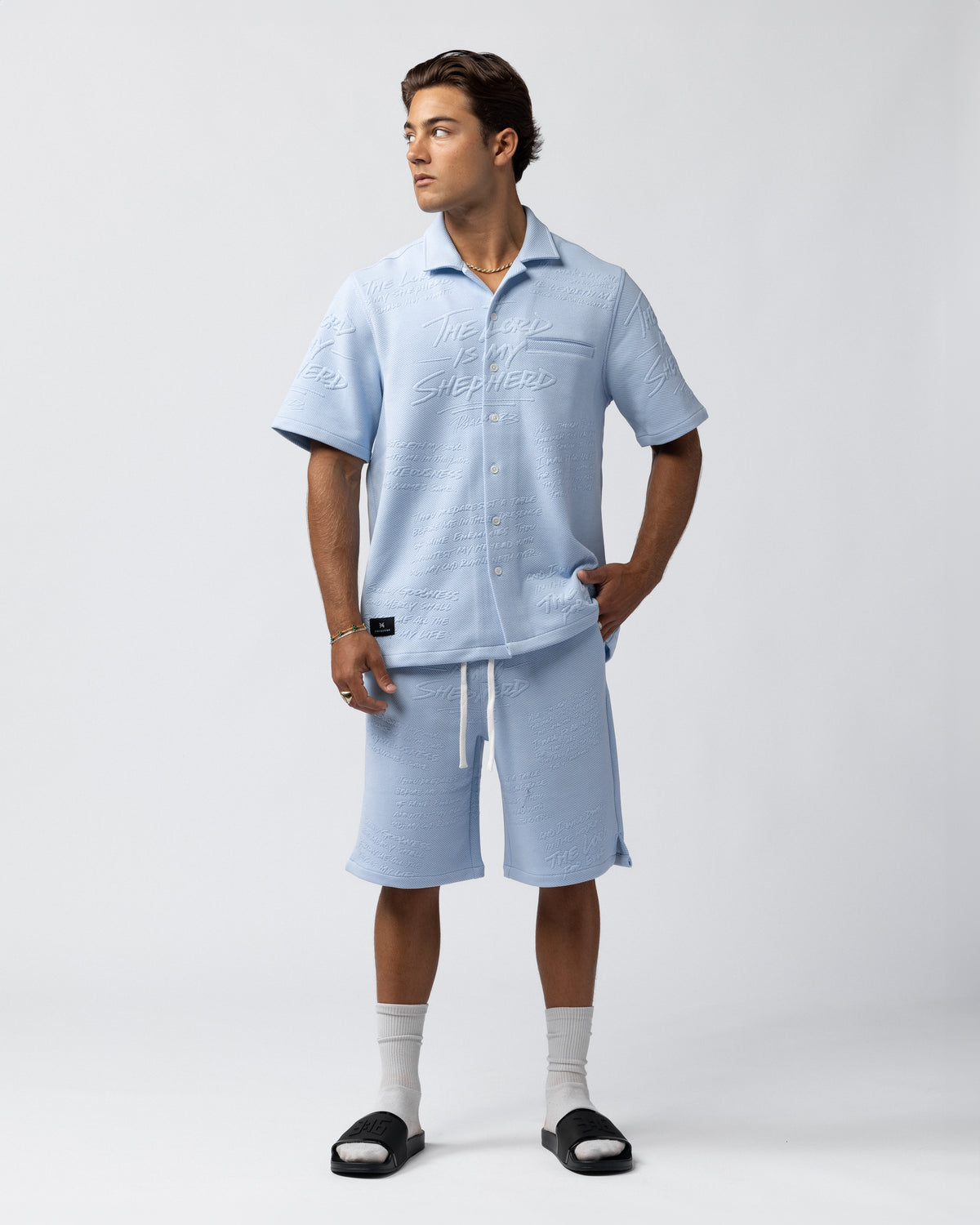 316collection Lux Psalm 23 Lux Lounge Set - Chambray Blue