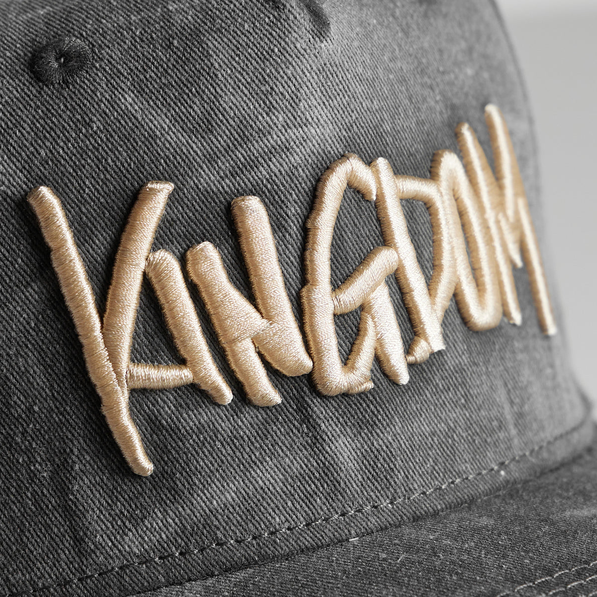 Kingdom Distressed Cap - Vintage Black