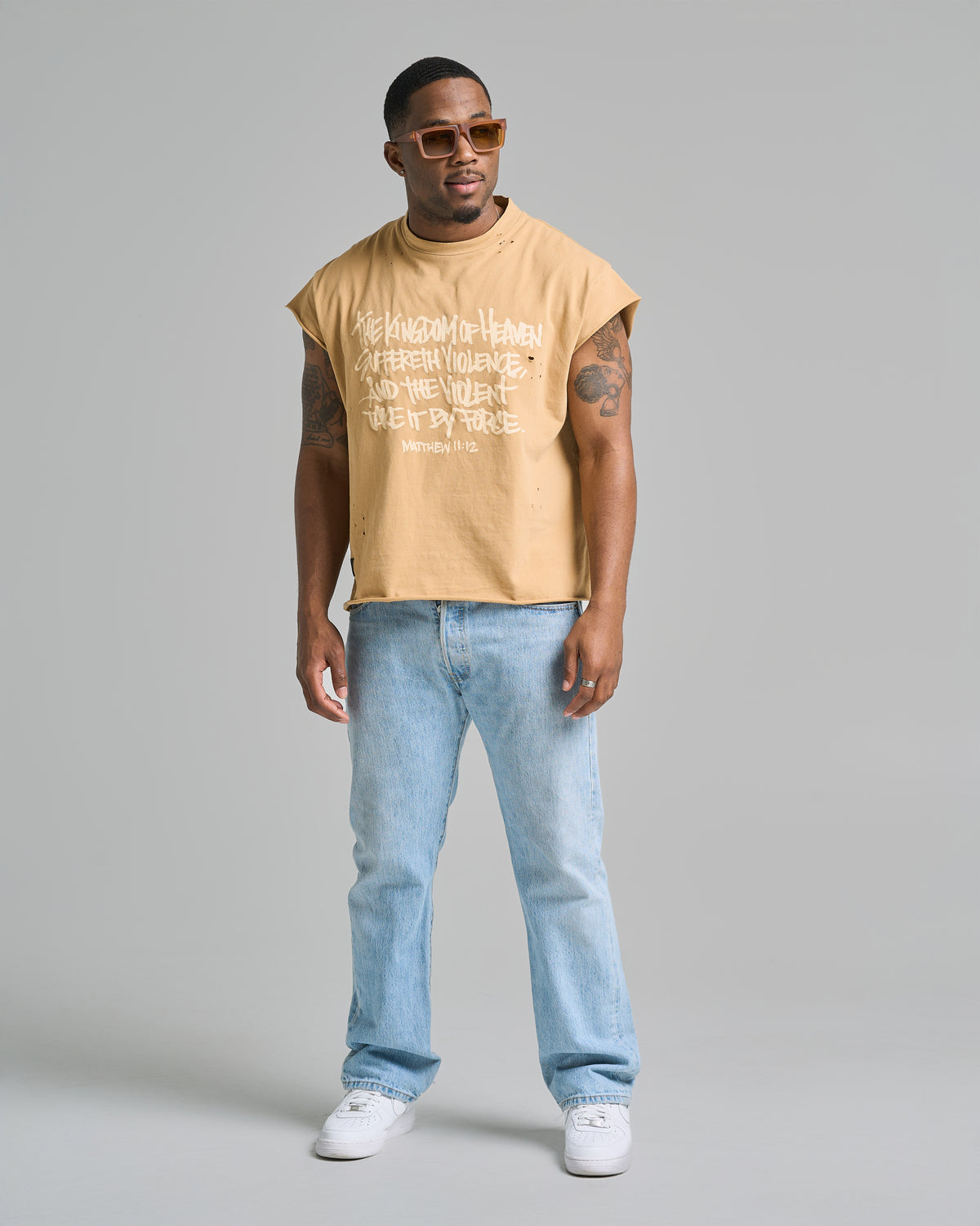 Kingdom Cap Sleeve Tee - Italian Clay