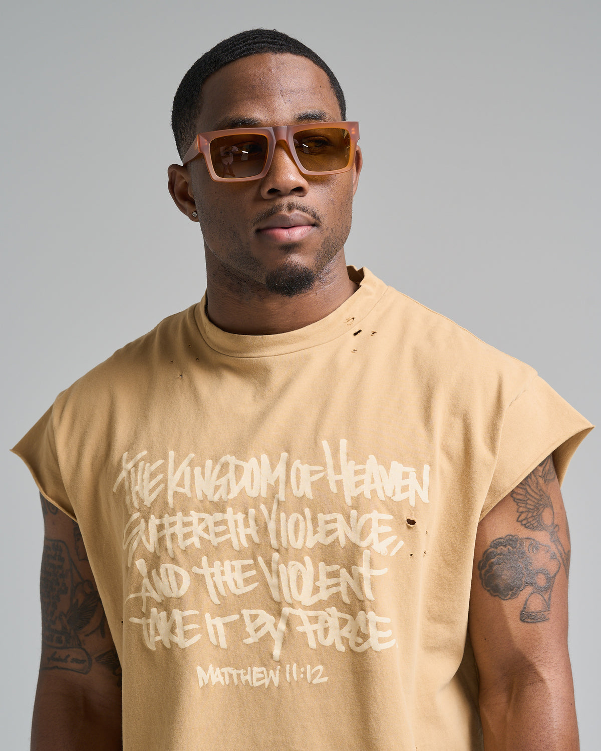 Kingdom Cap Sleeve Tee - Italian Clay