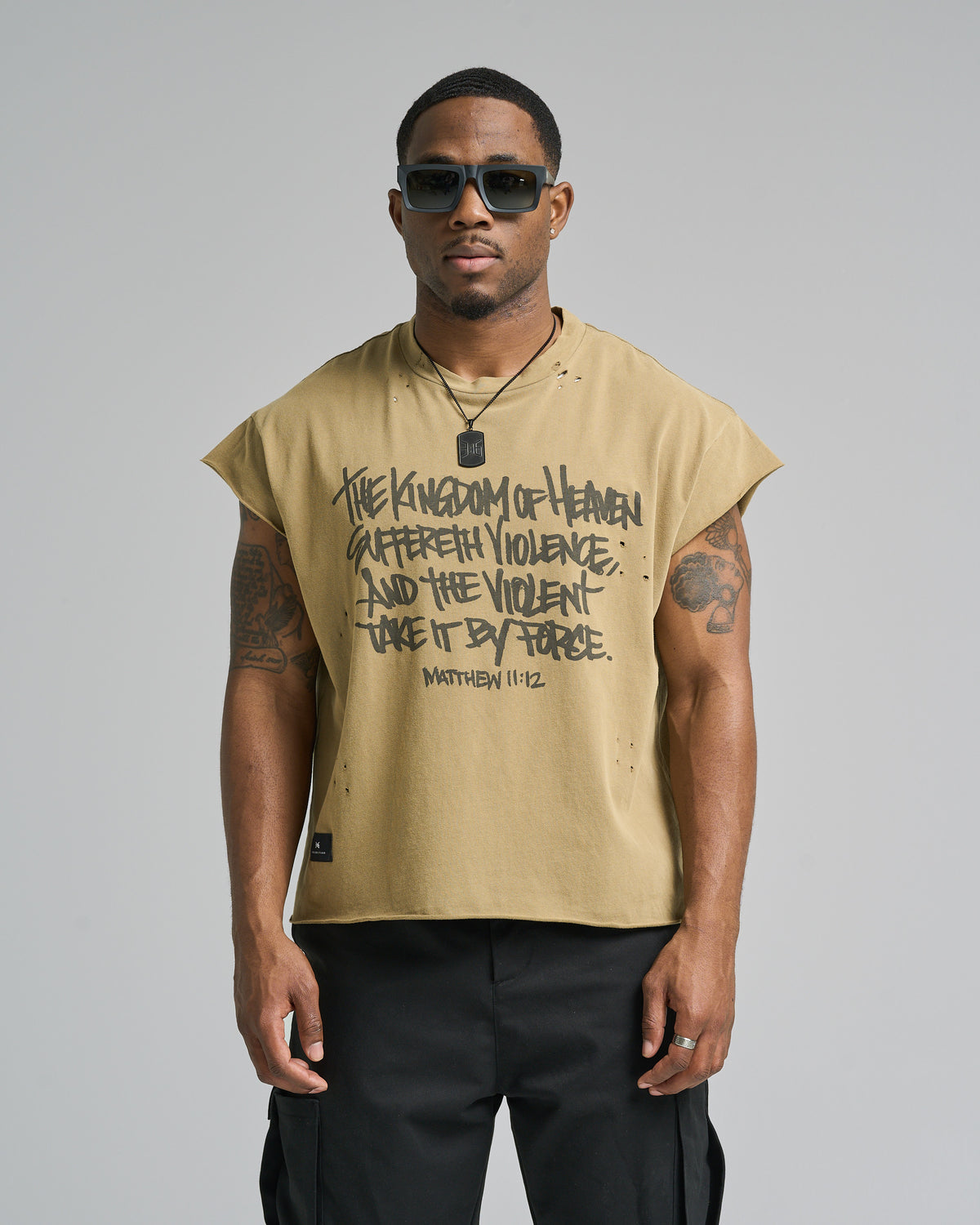 Kingdom Cap Sleeve Tee - Olive
