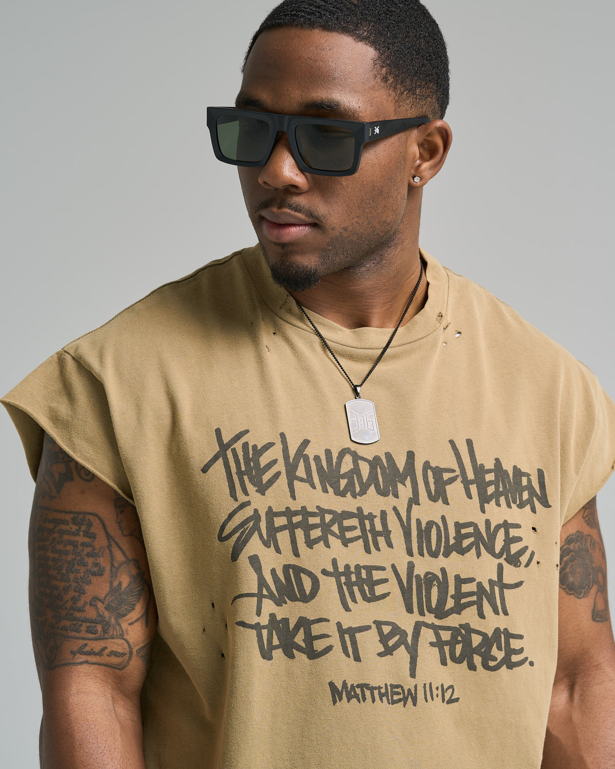 Kingdom Cap Sleeve Tee - Olive