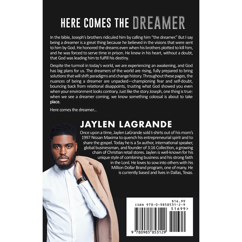 Here Comes The Dreamer by Jaylen LaGrande (Paperback Book)
