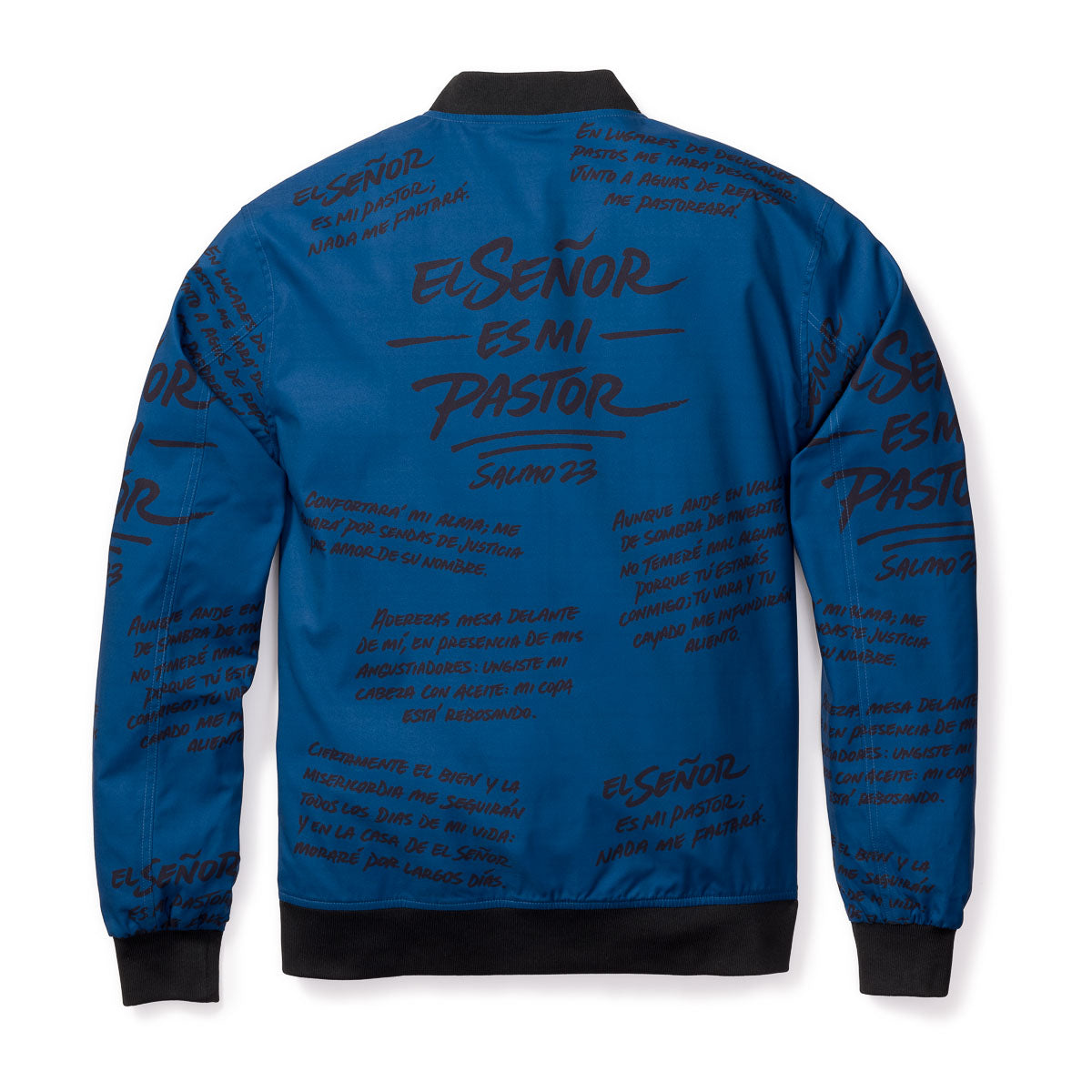 Salmo 23 Chaqueta - Azul (Psalm 23 Bomber Jacket)