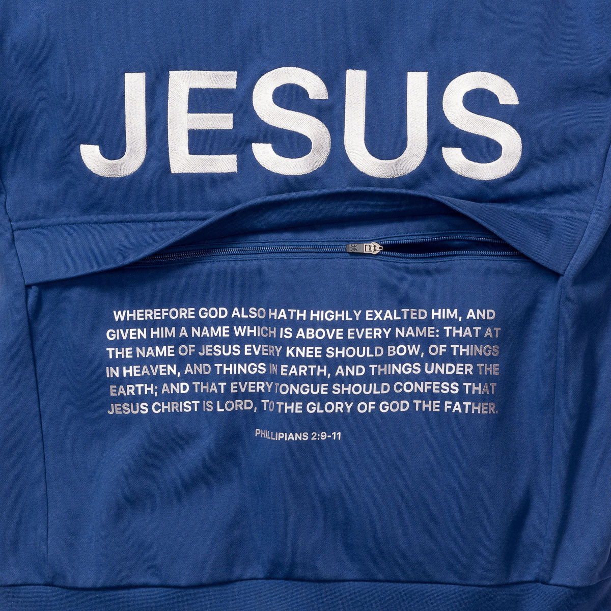 Jesus - Luxury Hoodie - LaGrande Blue