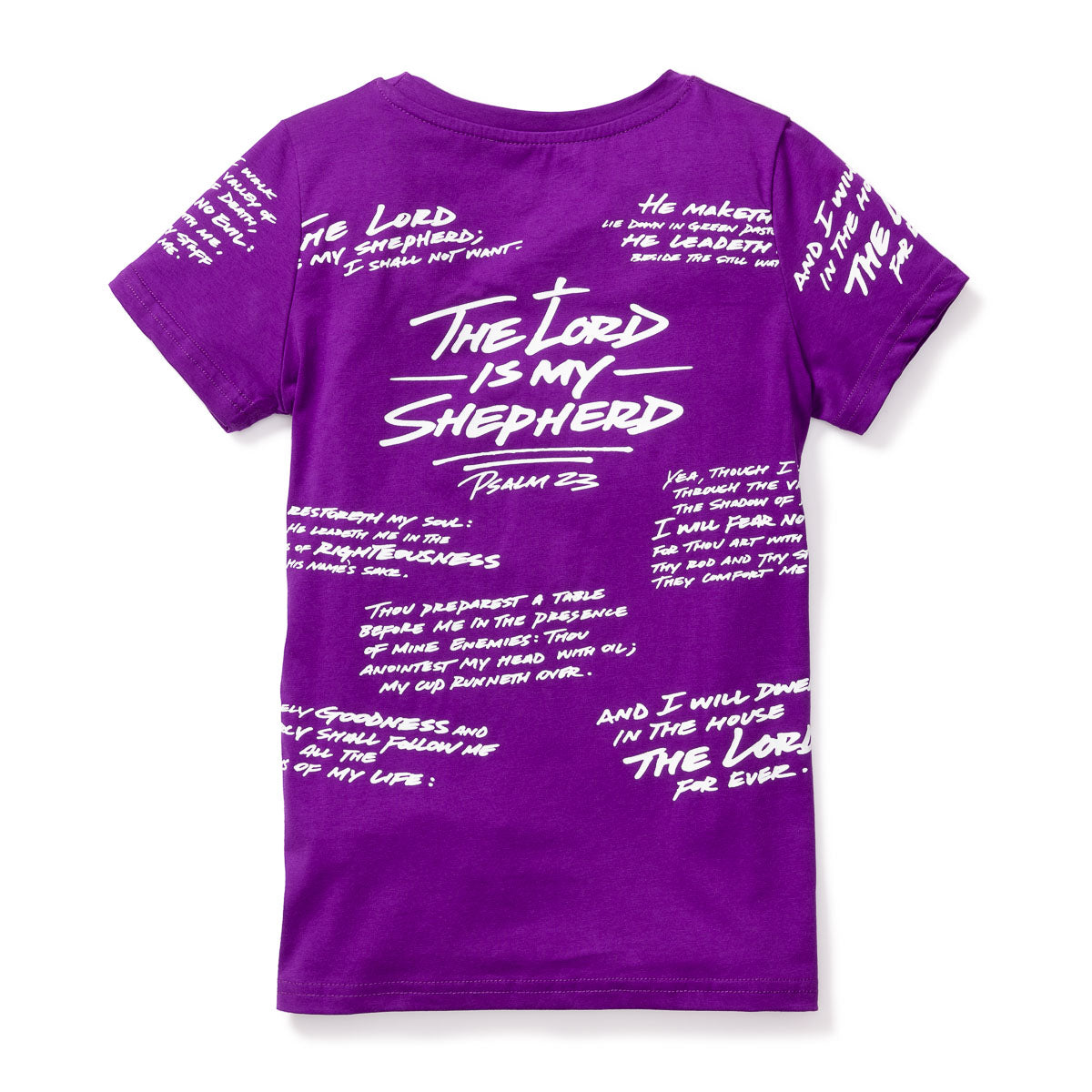 Psalm 23 - Premium Kids T-Shirt - Purple