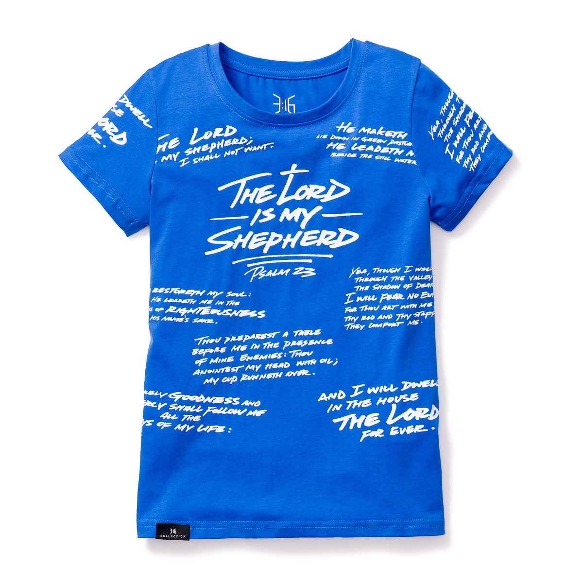 Psalm 23 - Premium Kids T-Shirt - Blue