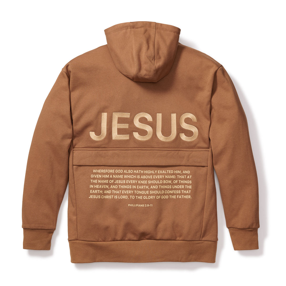 Jesus - Luxury Hoodie - Brown
