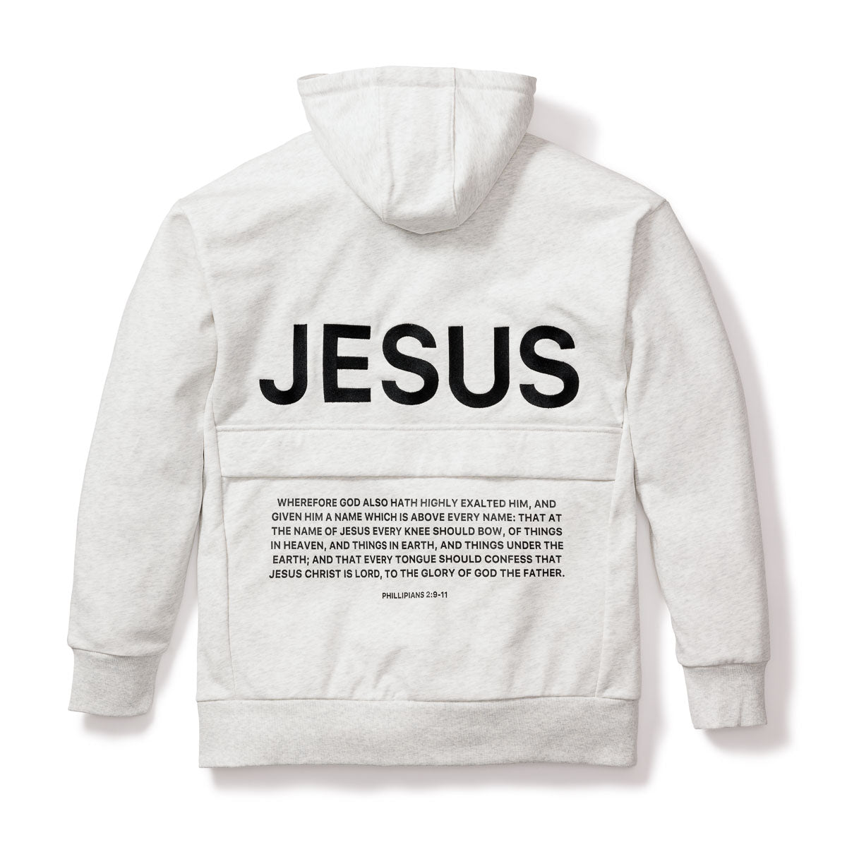 Jesus - Luxury Hoodie - Heather White