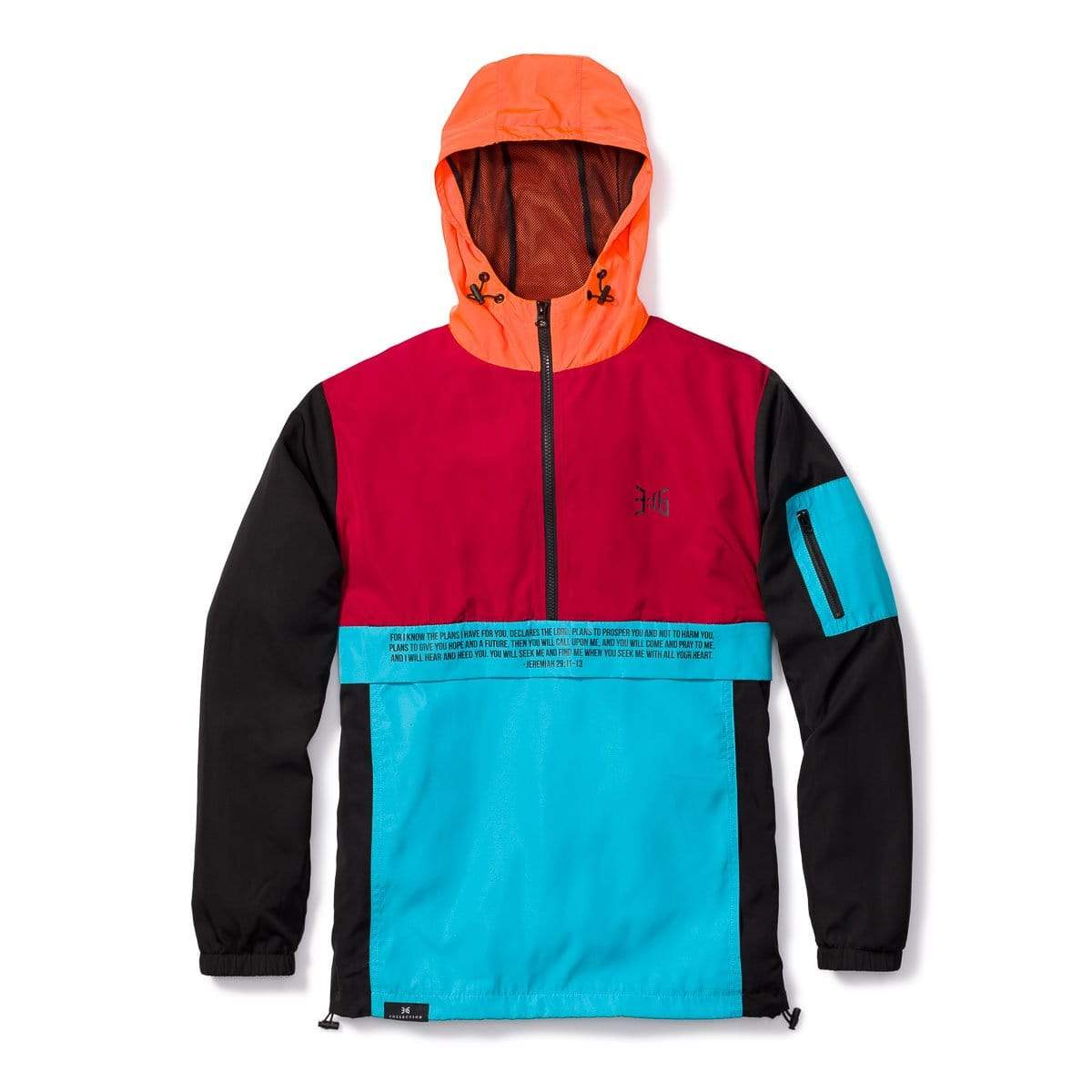 Jeremiah 29:11 Colorblock Windbreaker - 316collection
