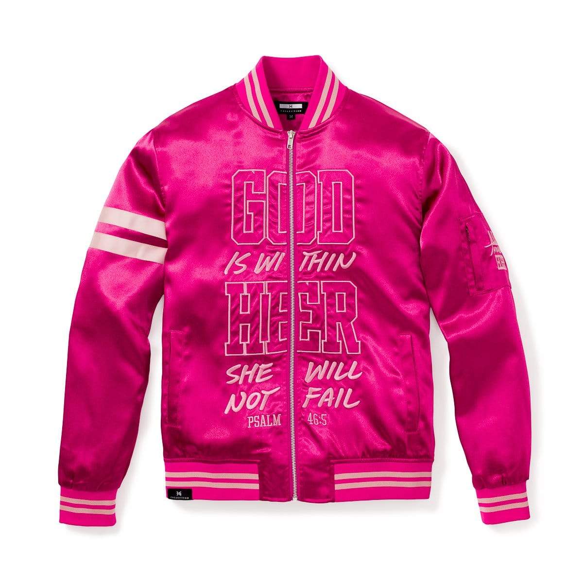 3:16 Collection Jacket XS WITHIN HER - WOMEN'S BOMBER JACKET - FUCHSIA