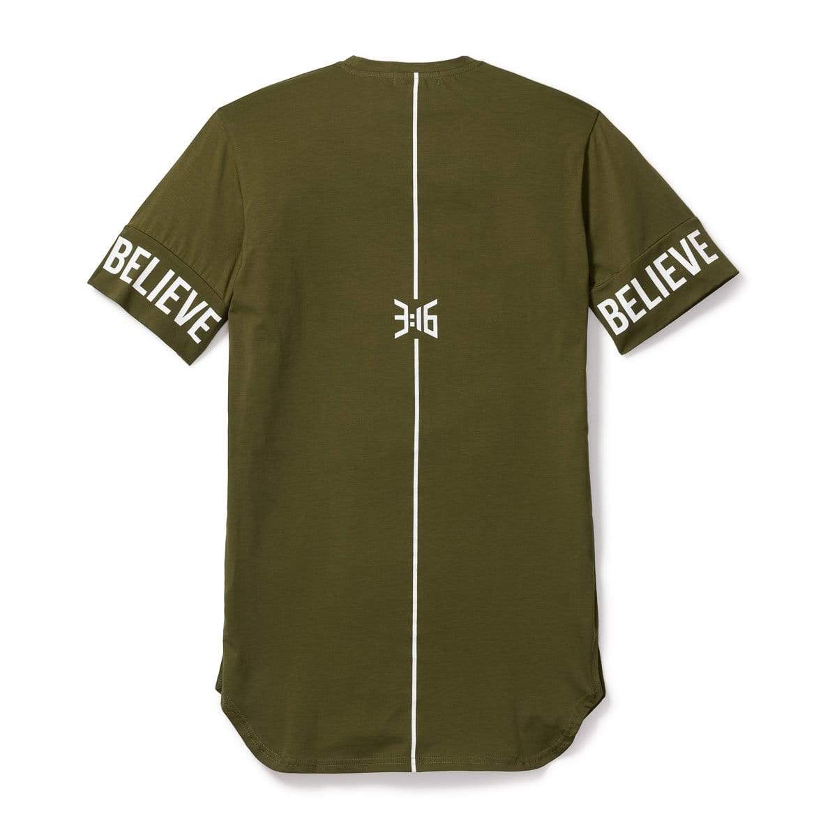 3:16 Collection T-Shirt 3:16 - Believe Sleeve Tee - Olive