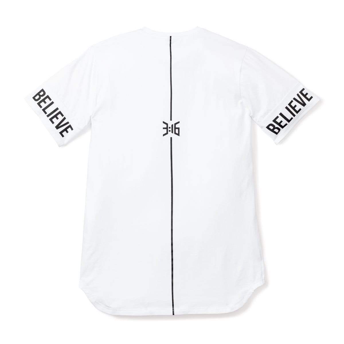 3:16 Collection T-Shirt 3:16 - Believe Sleeve Tee - White