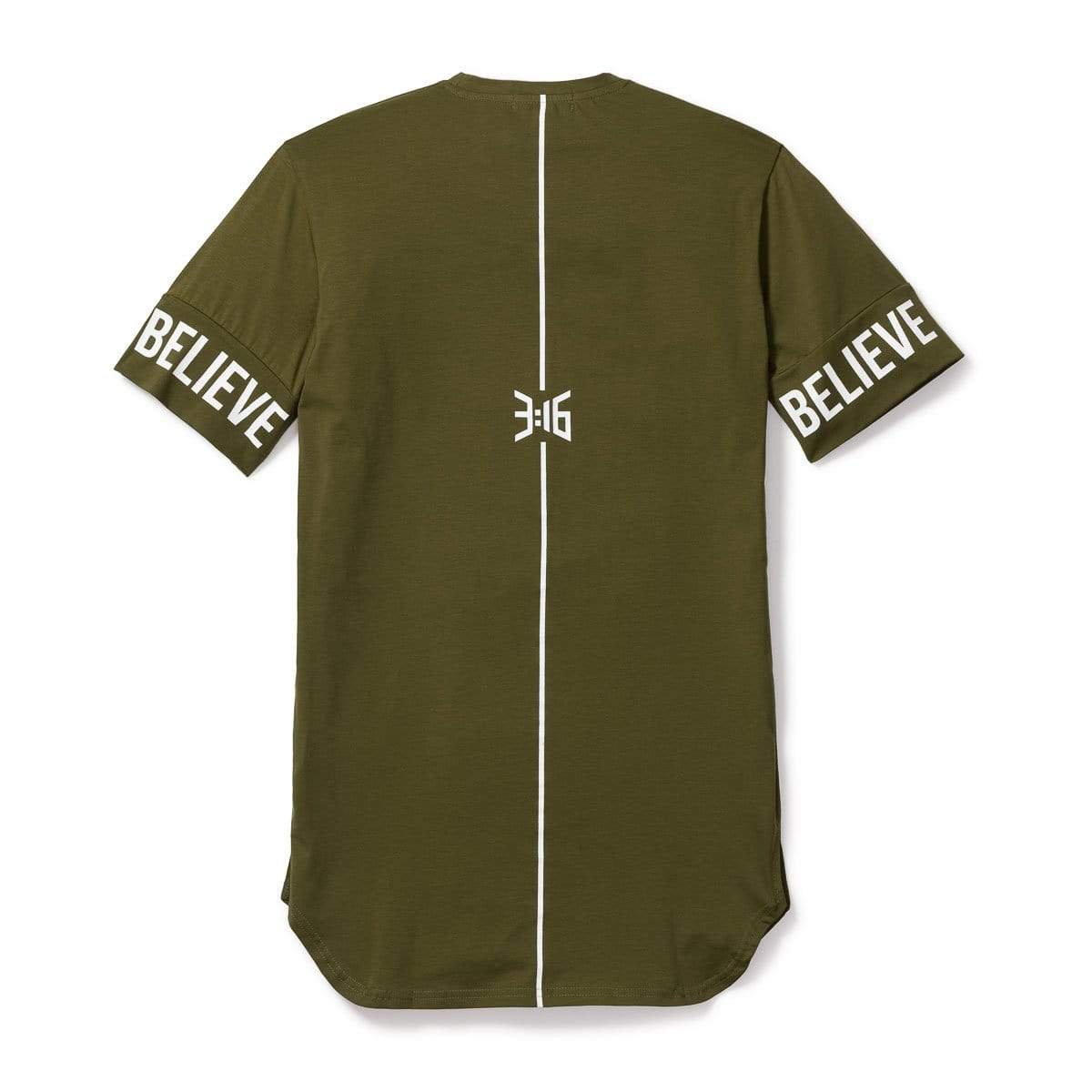 3:16 Collection Tops 3:16 - Believe Sleeve Tee - Olive