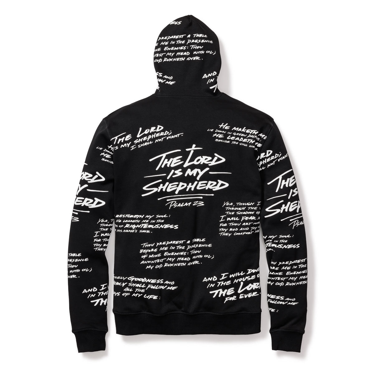 316collection Hoodie Psalm 23 Hoodie - Black